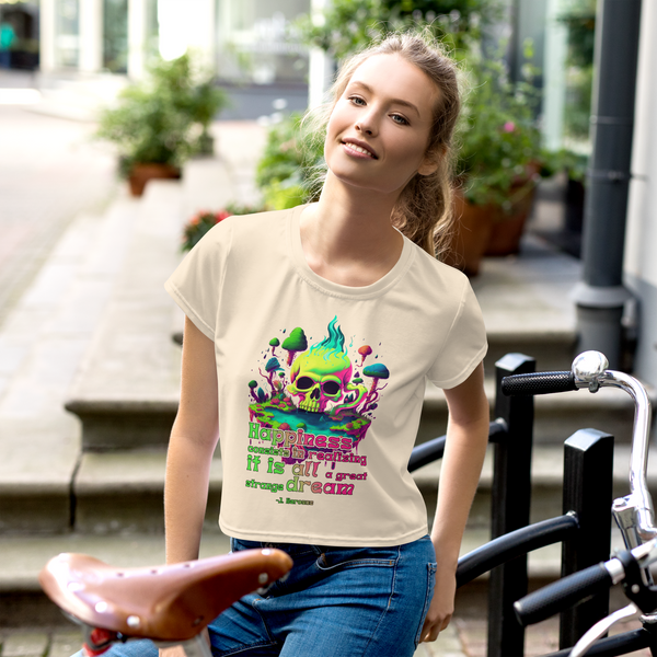 Psychedelic Pop Crop T-Shirt
